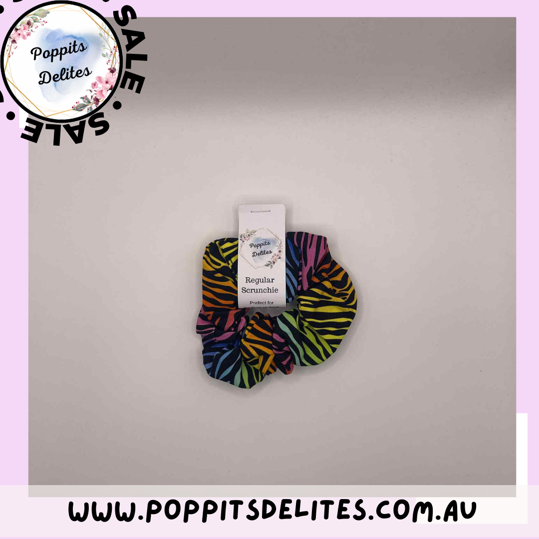 Zebra Scrunchie