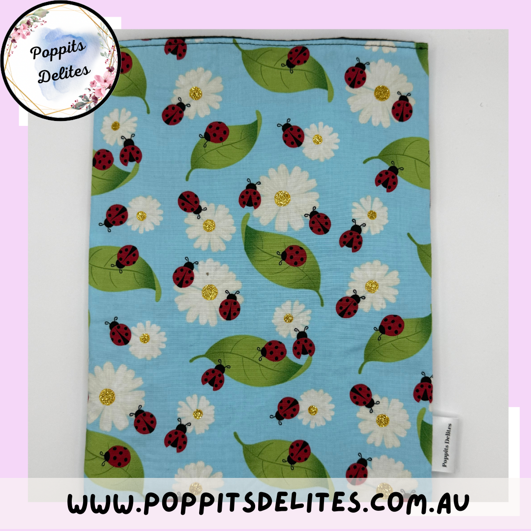 Lady Bug Book Sleeve
