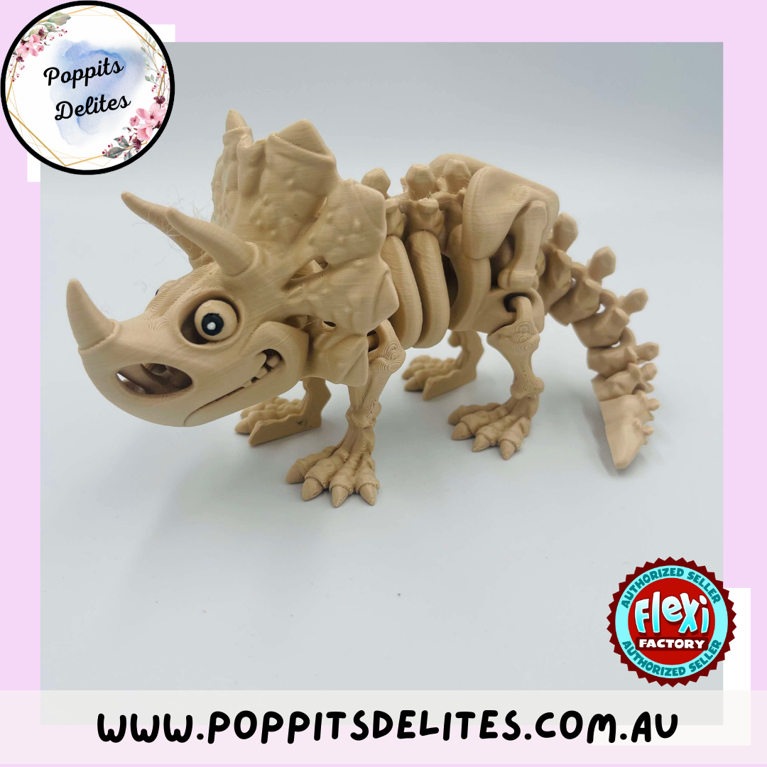 Skeleton Tricertops - Poppits Delites