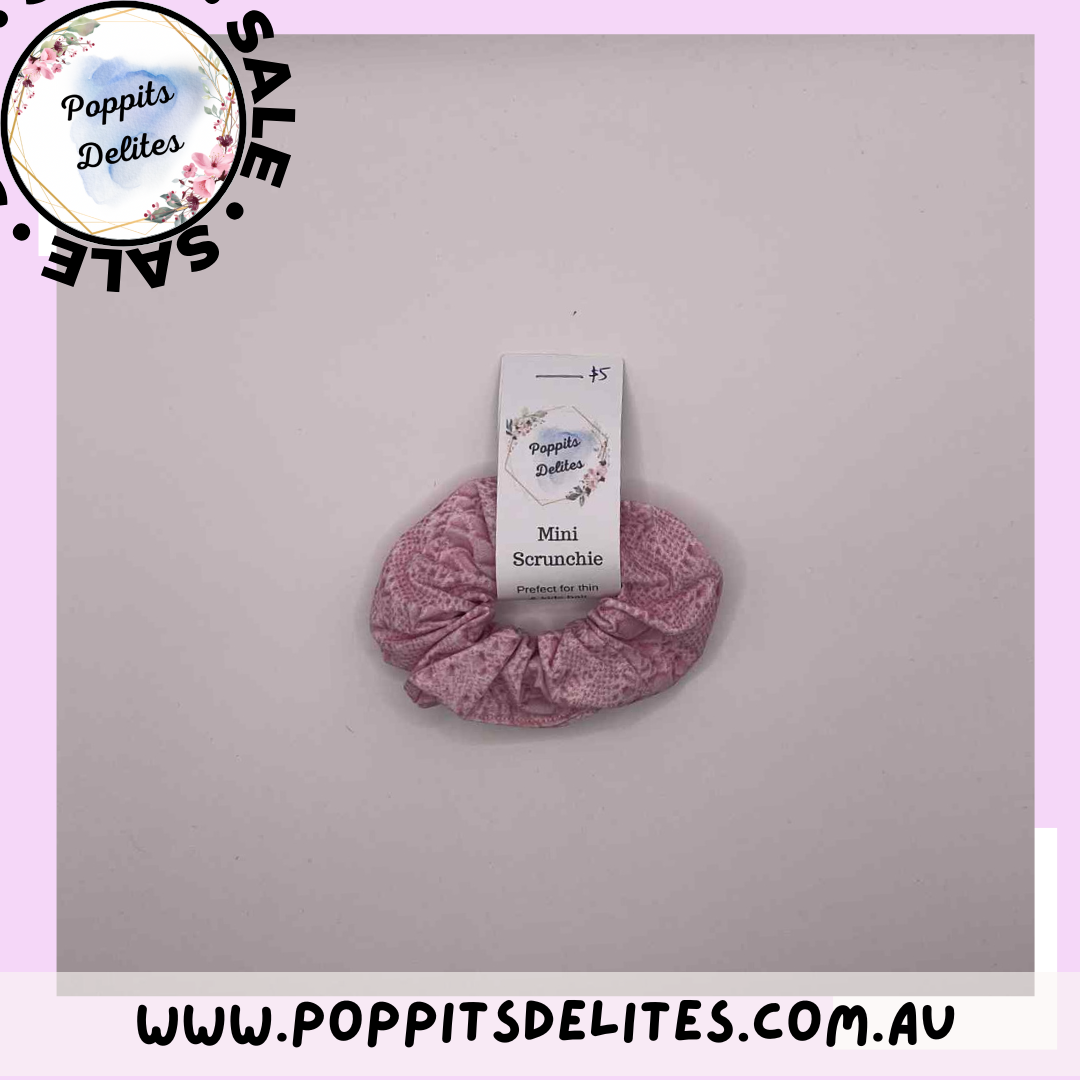 Pink Scrunchie
