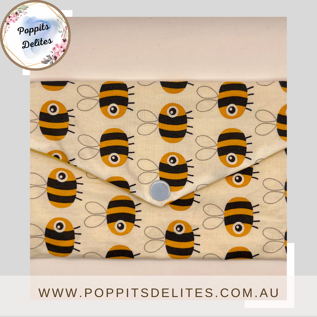 Bee Snap Pouch - Poppits Delites offering some amazing products for both yourself and gifts for others.