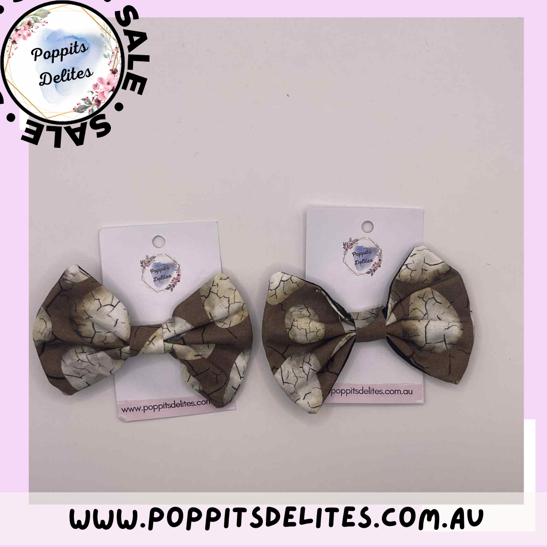 Dino Egg Fabric Hair Bow
