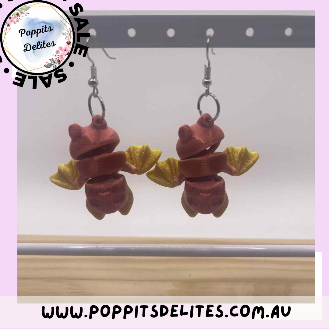 Bat Earrings