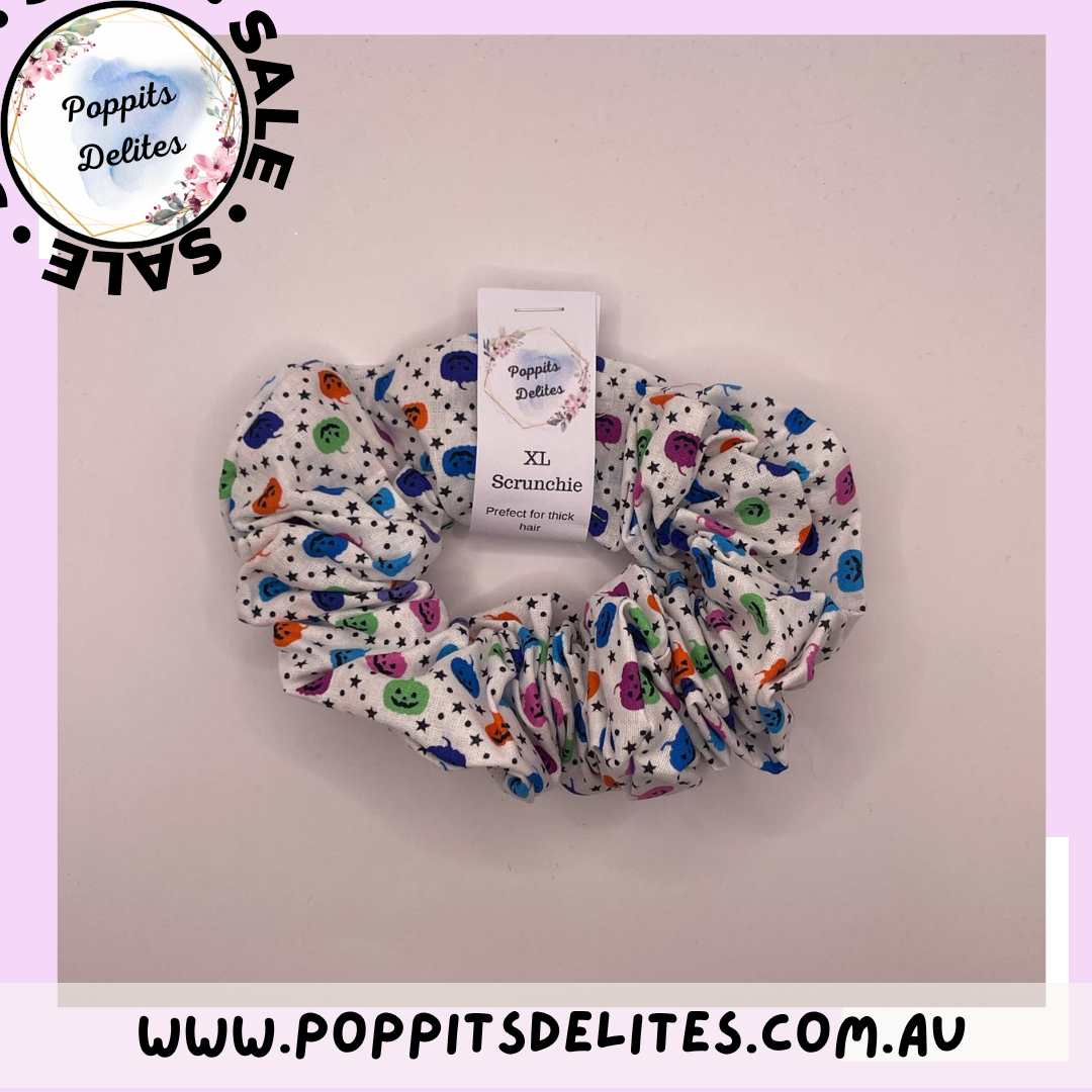 Rainbow Pumpkin Scrunchie - Poppits Delites