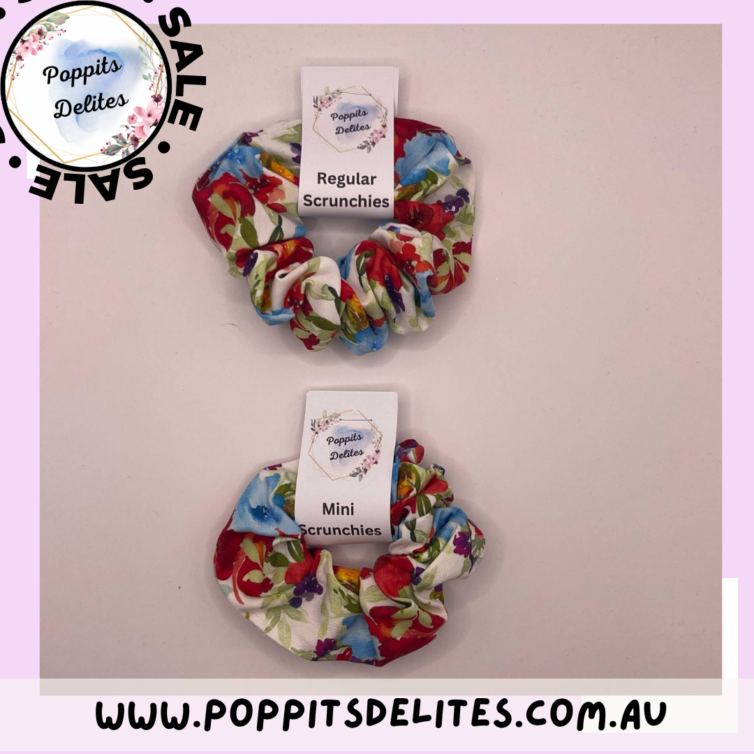 Flower Garden Scrunchie