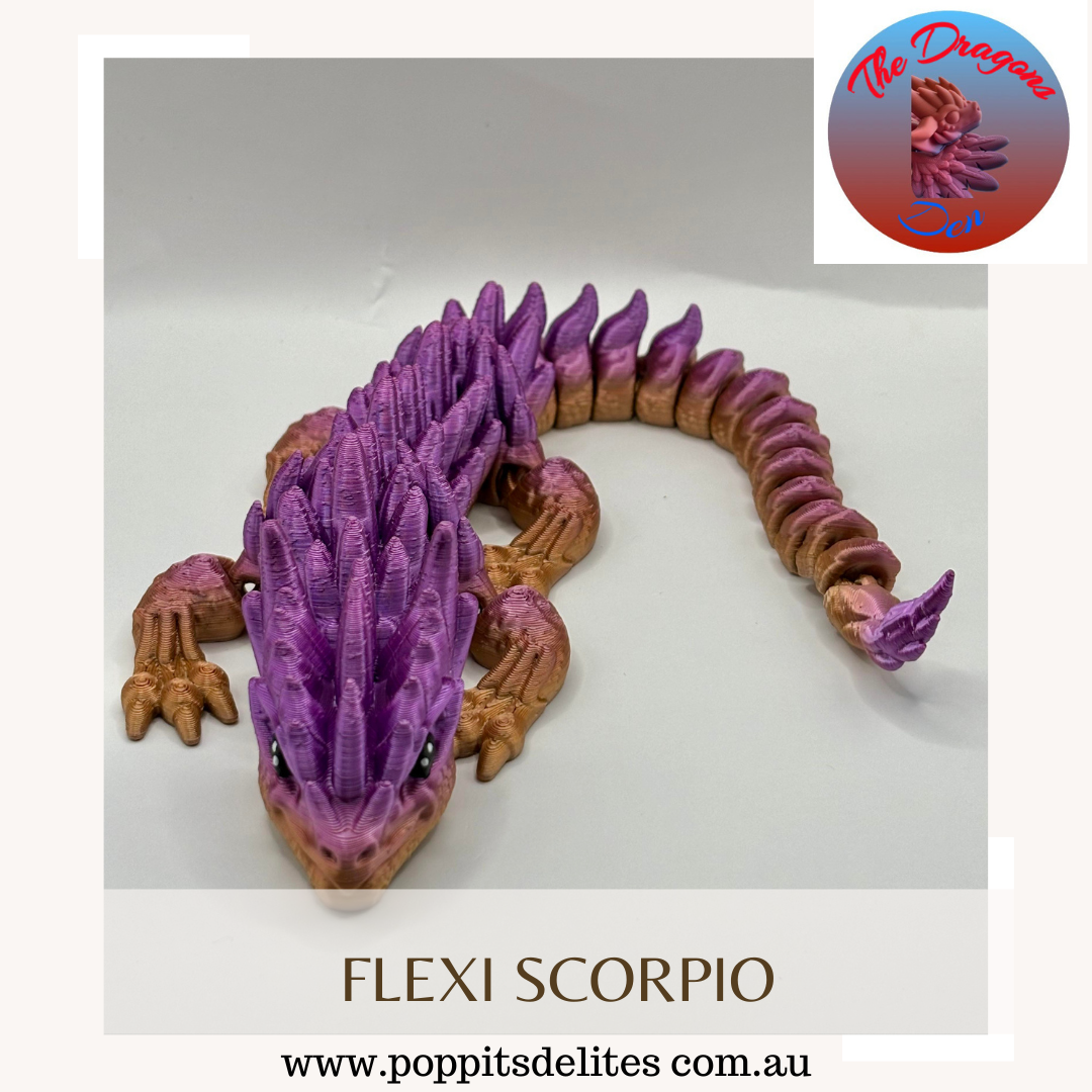 Flexi Scorpio Dragon - Poppits Delites offering some amazing products for both yourself and gifts for others.