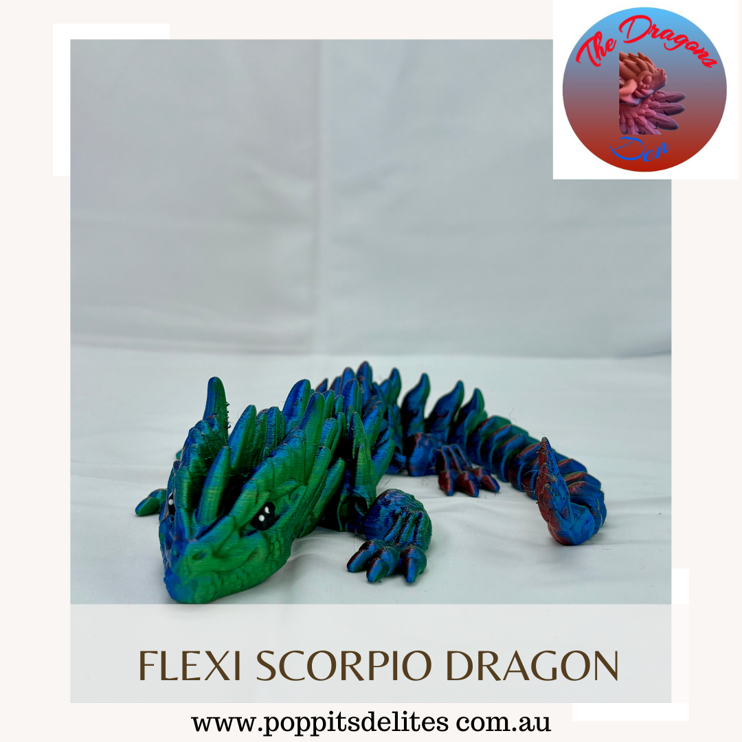 Flexi Scorpio Dragon - Poppits Delites offering some amazing products for both yourself and gifts for others.