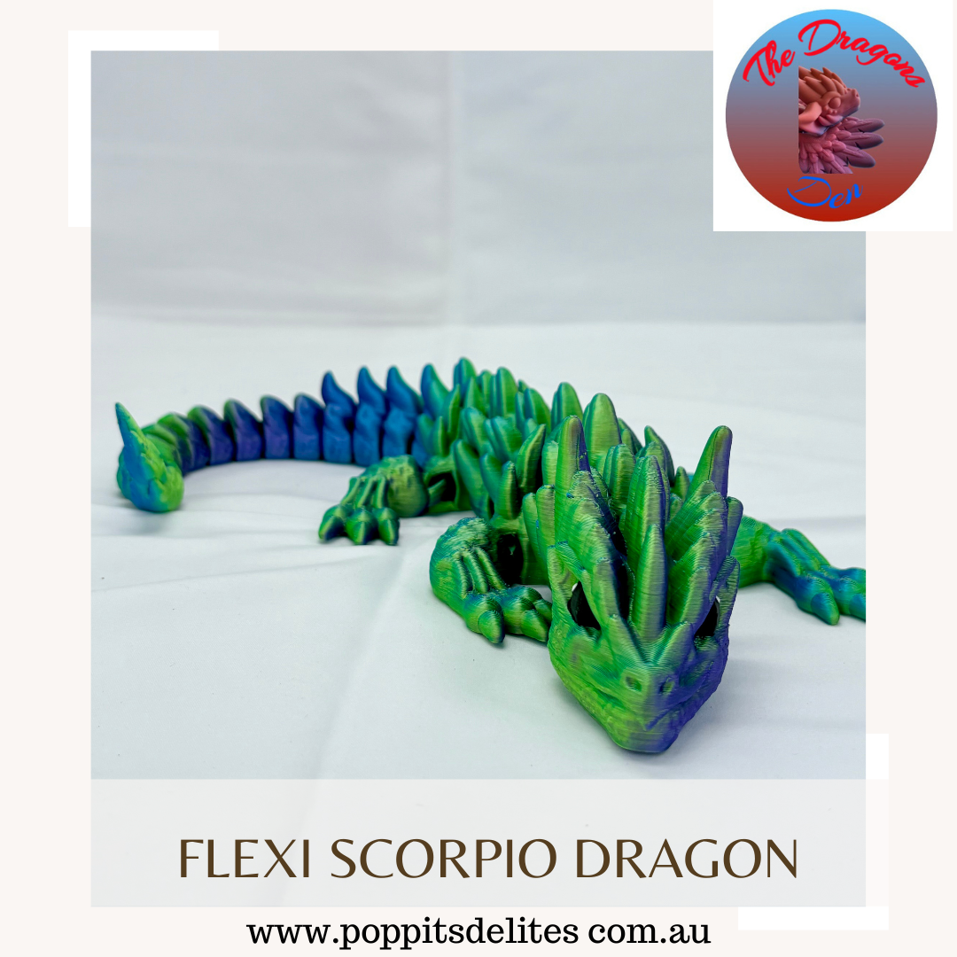 Flexi Scorpio Dragon - Poppits Delites offering some amazing products for both yourself and gifts for others.