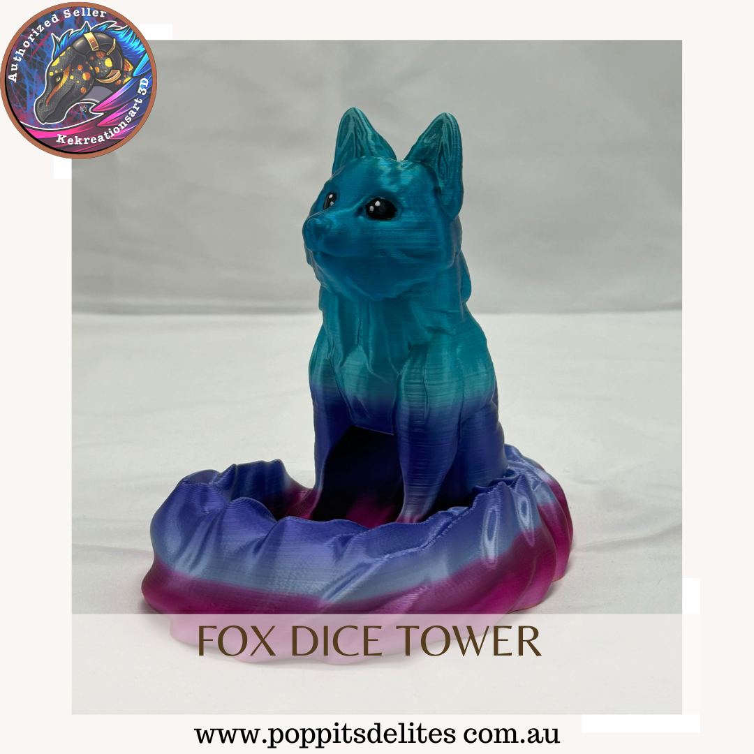 Fox Dice Tower - Poppits Delites offering some amazing products for both yourself and gifts for others.