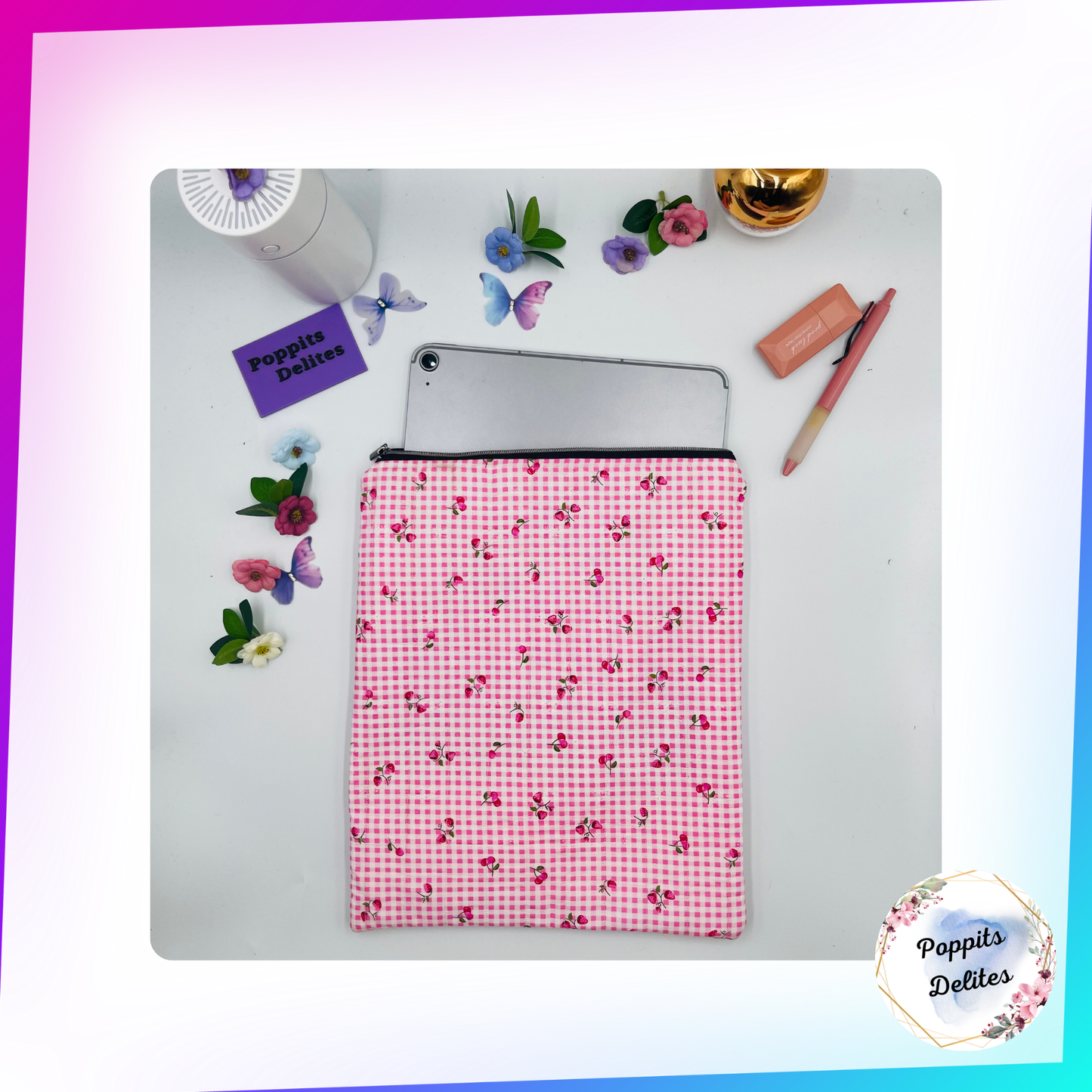 Strawberry Fields Tablet Sleeve