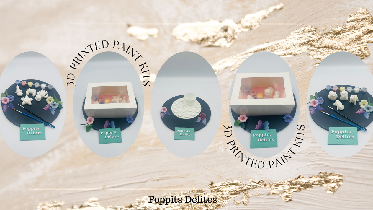 3D printed paint kits