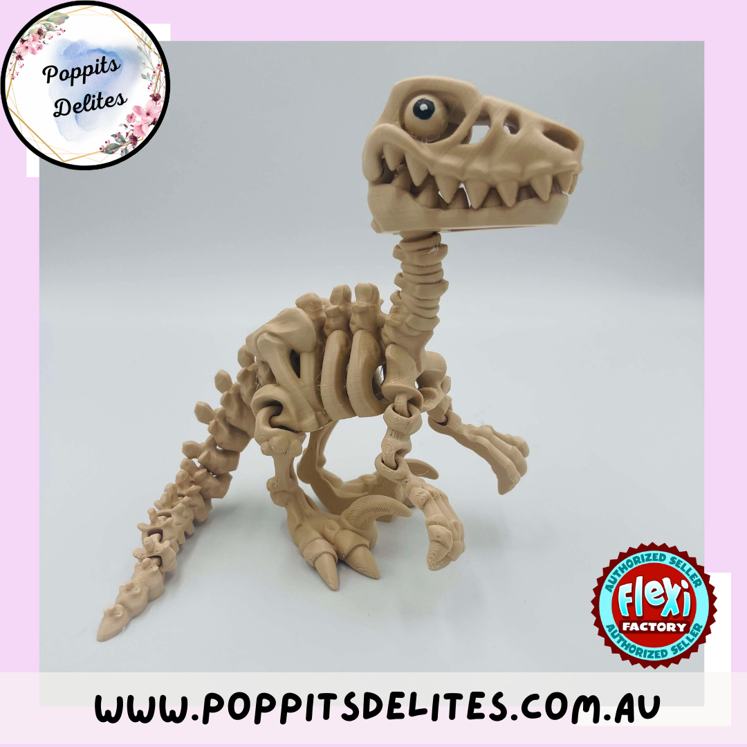 Skeleton Raptor - Poppits Delites