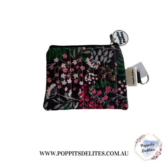 Midnight Bloom Coin Purses