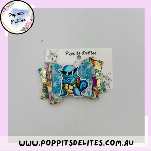 Water Hair Bow - Poppits Delites