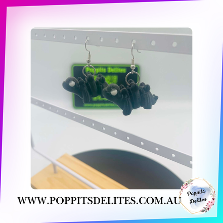 Stegosaurs Earrings - Poppits Delites