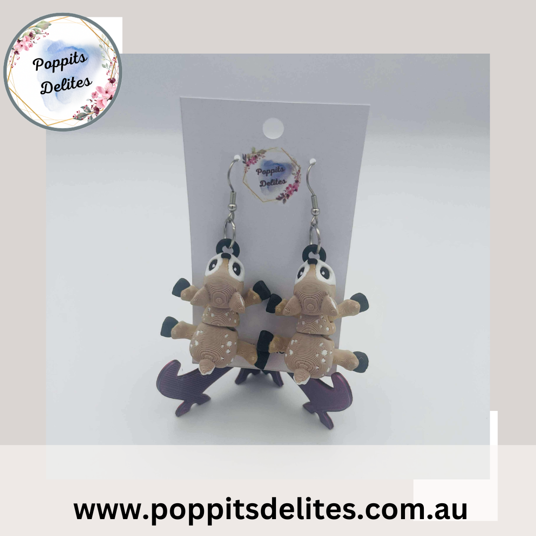 Deer Spot Earrings - Poppits Delites