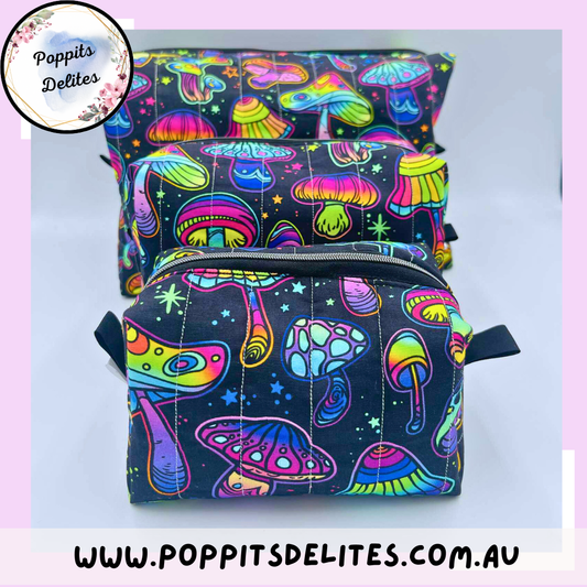 Mushroom Travel Bag - Poppits Delites