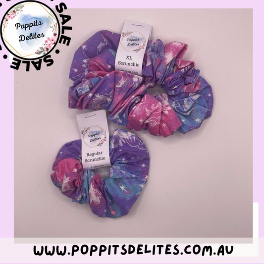 Galaxy Unicorn Scrunchie - Poppits Delites