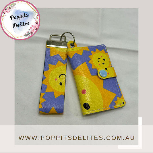 Sunshine Coin Purse with wristlet - Poppits Delites offering some amazing products for both yourself and gifts for others.