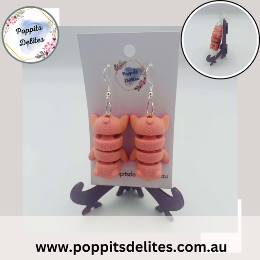Pig Earrings - Poppits Delites