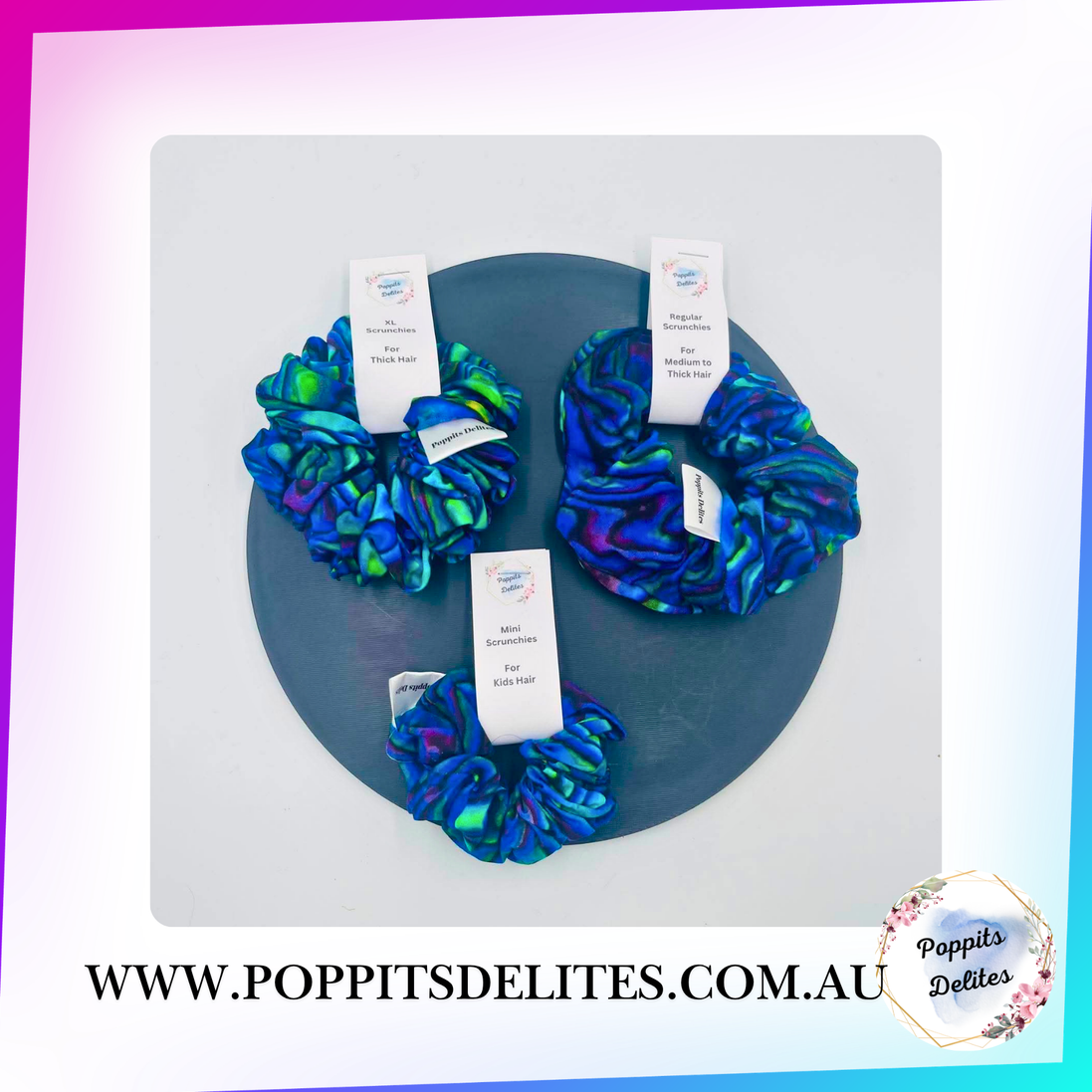 Wave Swim Scrunchie