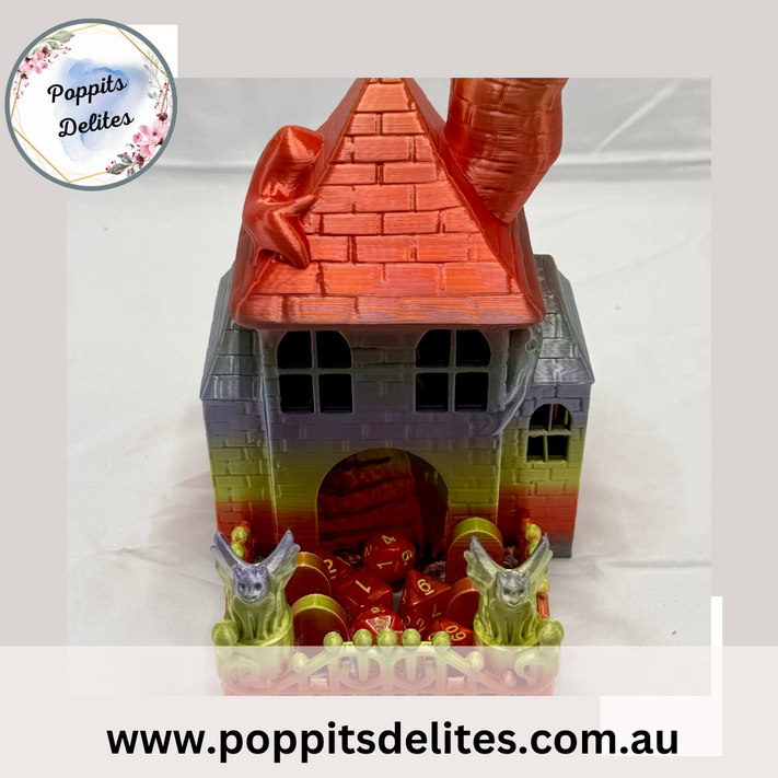 Haunted House Dice Tower - Poppits Delites