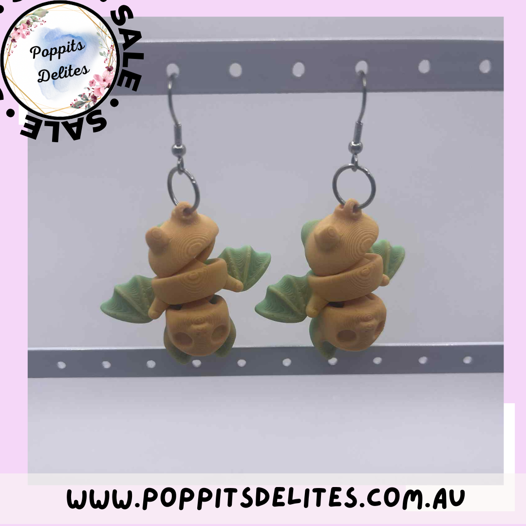 Bat Earrings