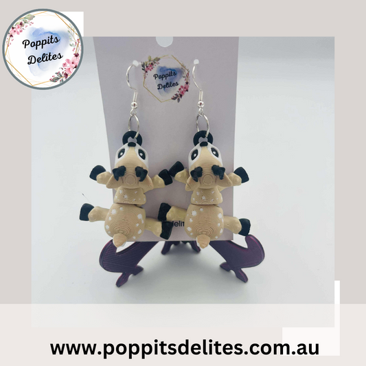 Reindeer Earrings - Poppits Delites