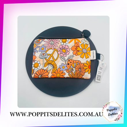 Hippy Vibes Zipper Pouches - Poppits Delites