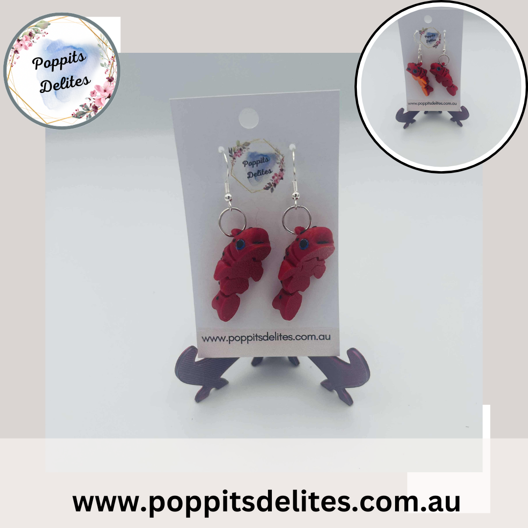 Whale Shark Earrings - Poppits Delites