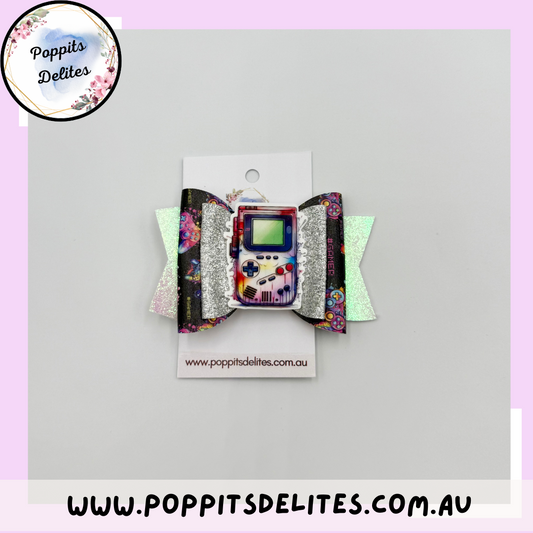 Gamer Hair Bow - Poppits Delites