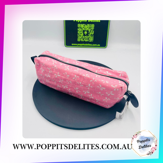 Pink Bows Pencil Case