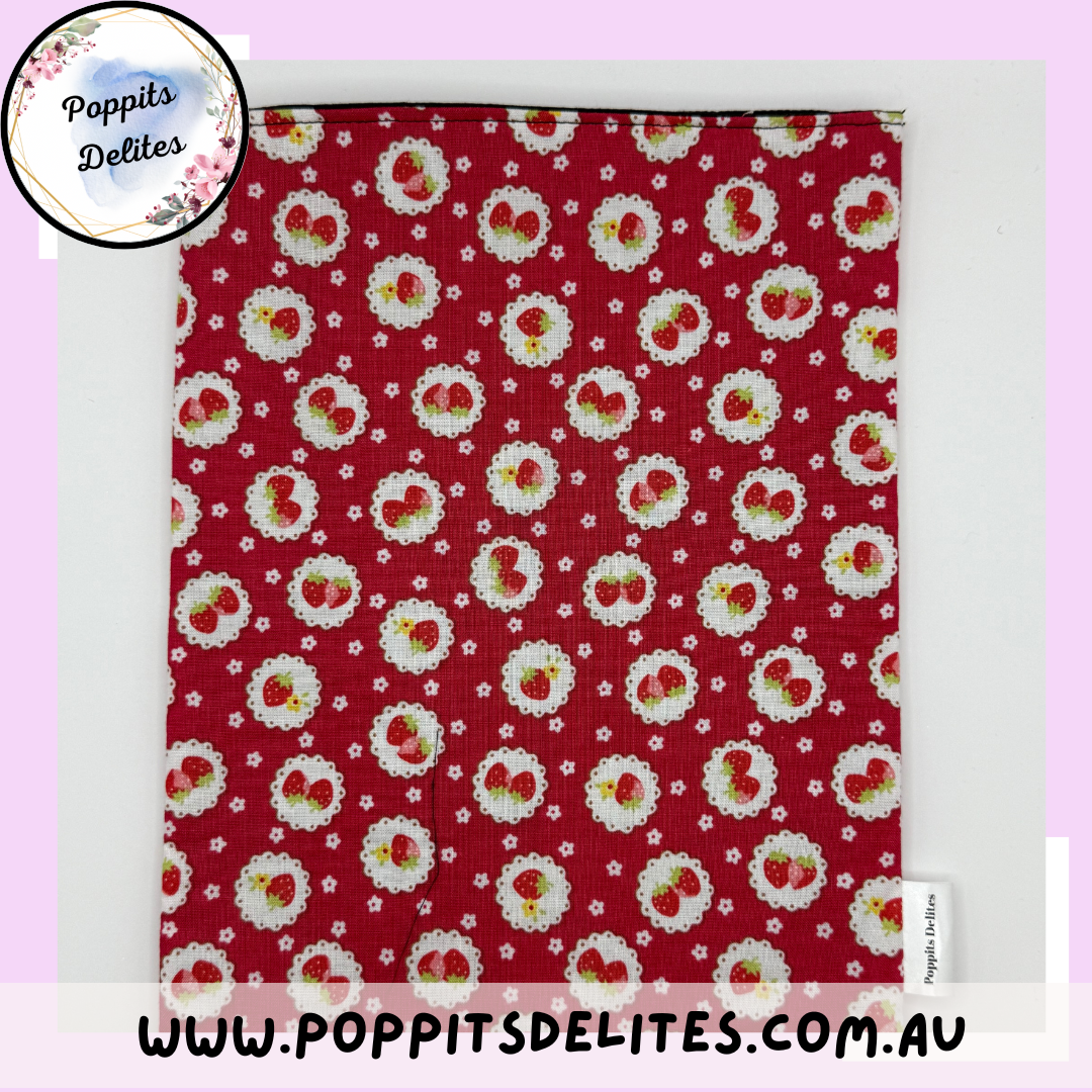 Strawberry Book Sleeve