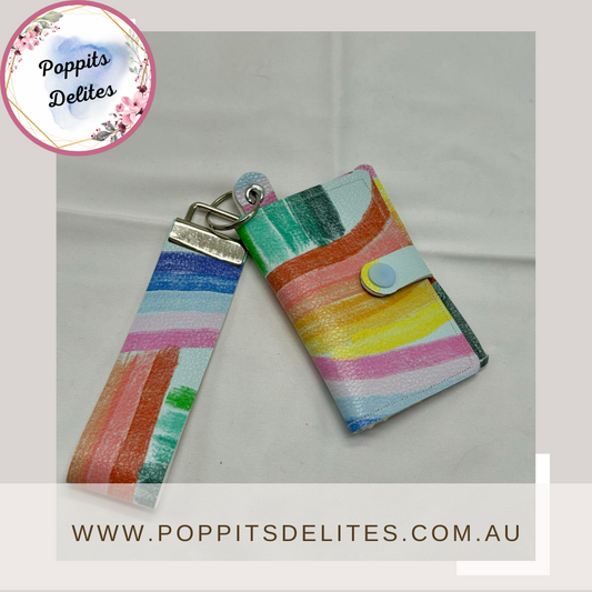 Rainbow Coin Purse with wristlet - Poppits Delites offering some amazing products for both yourself and gifts for others.