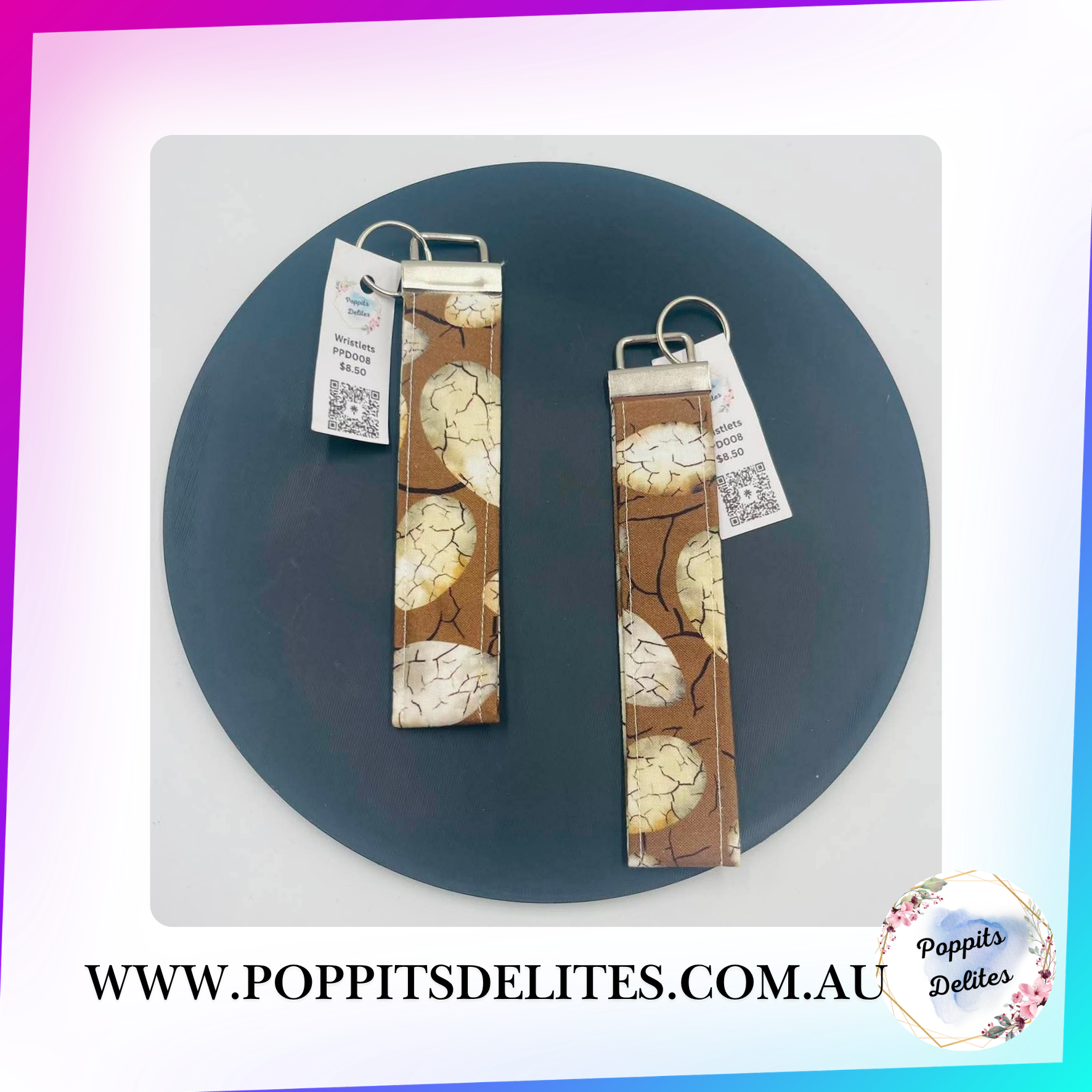 Dino Egg Wristlet - Poppits Delites
