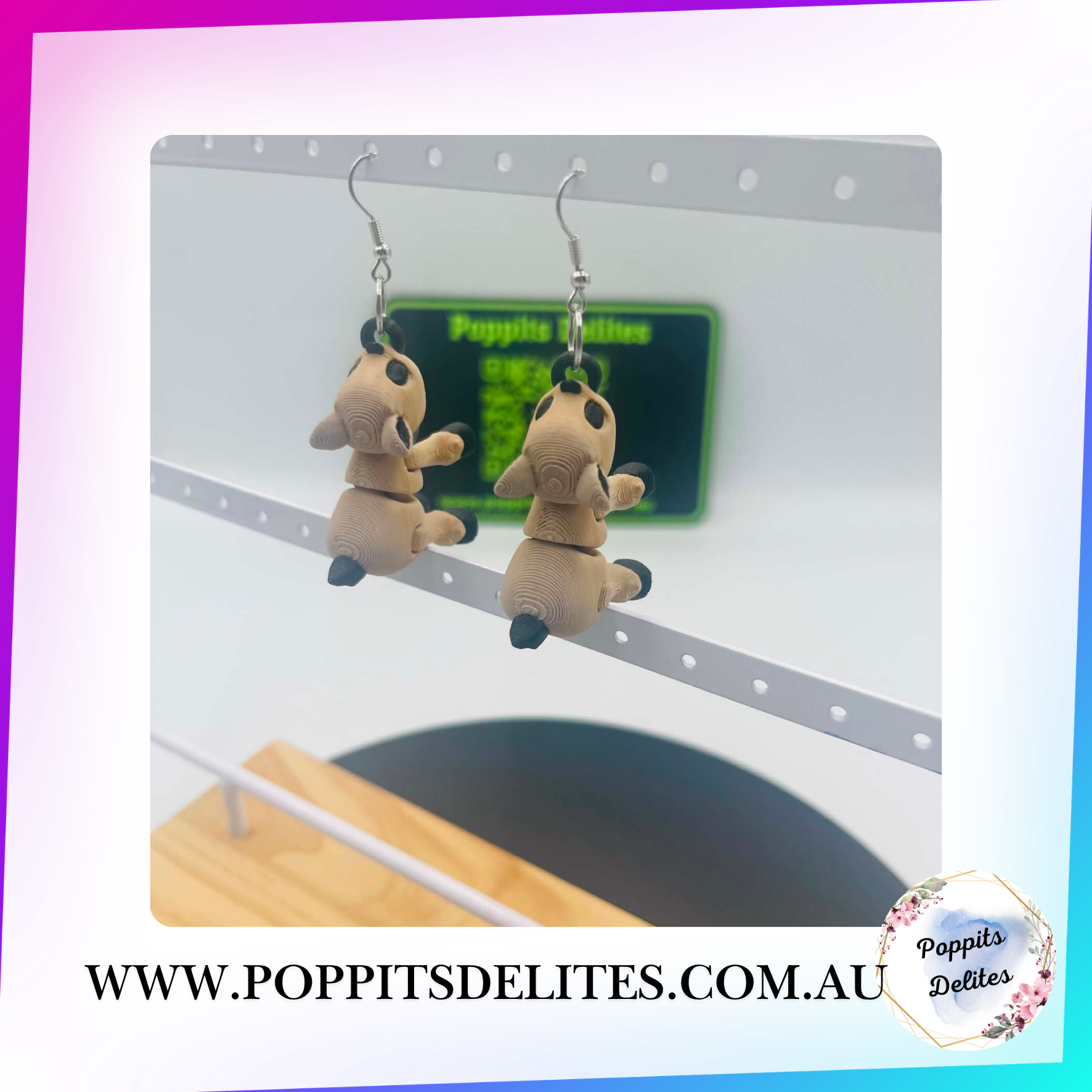 Deer Earrings - Poppits Delites