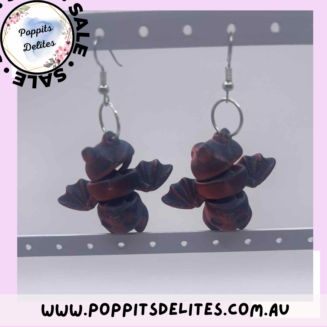 Bat Earrings