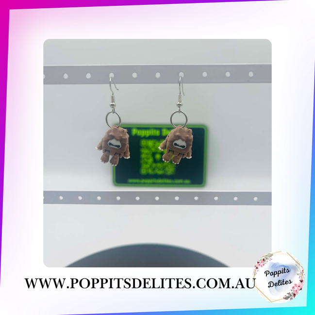 Yeti Earrings - Poppits Delites