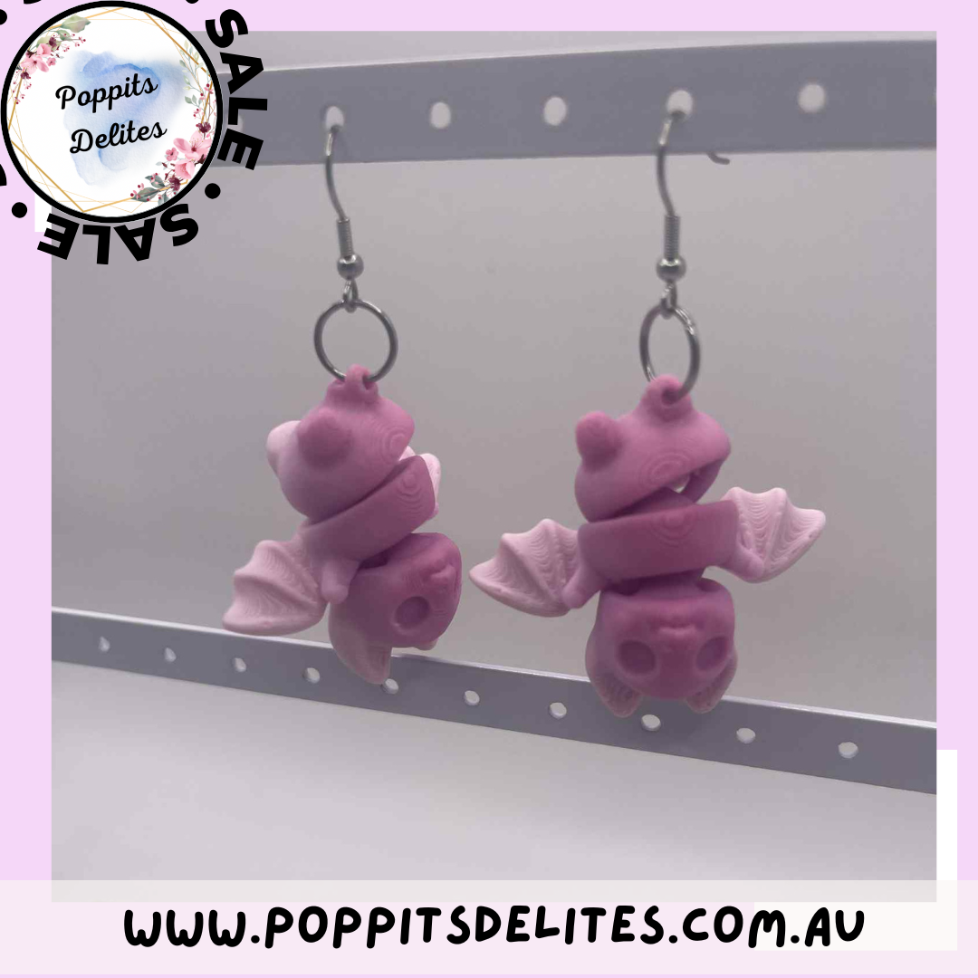 Bat Earrings