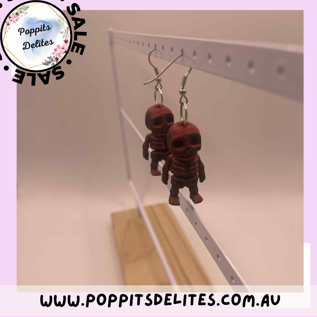 Skeleton Earrings