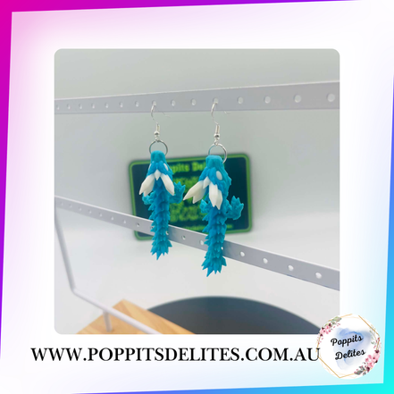 Crystal Dragon Earrings