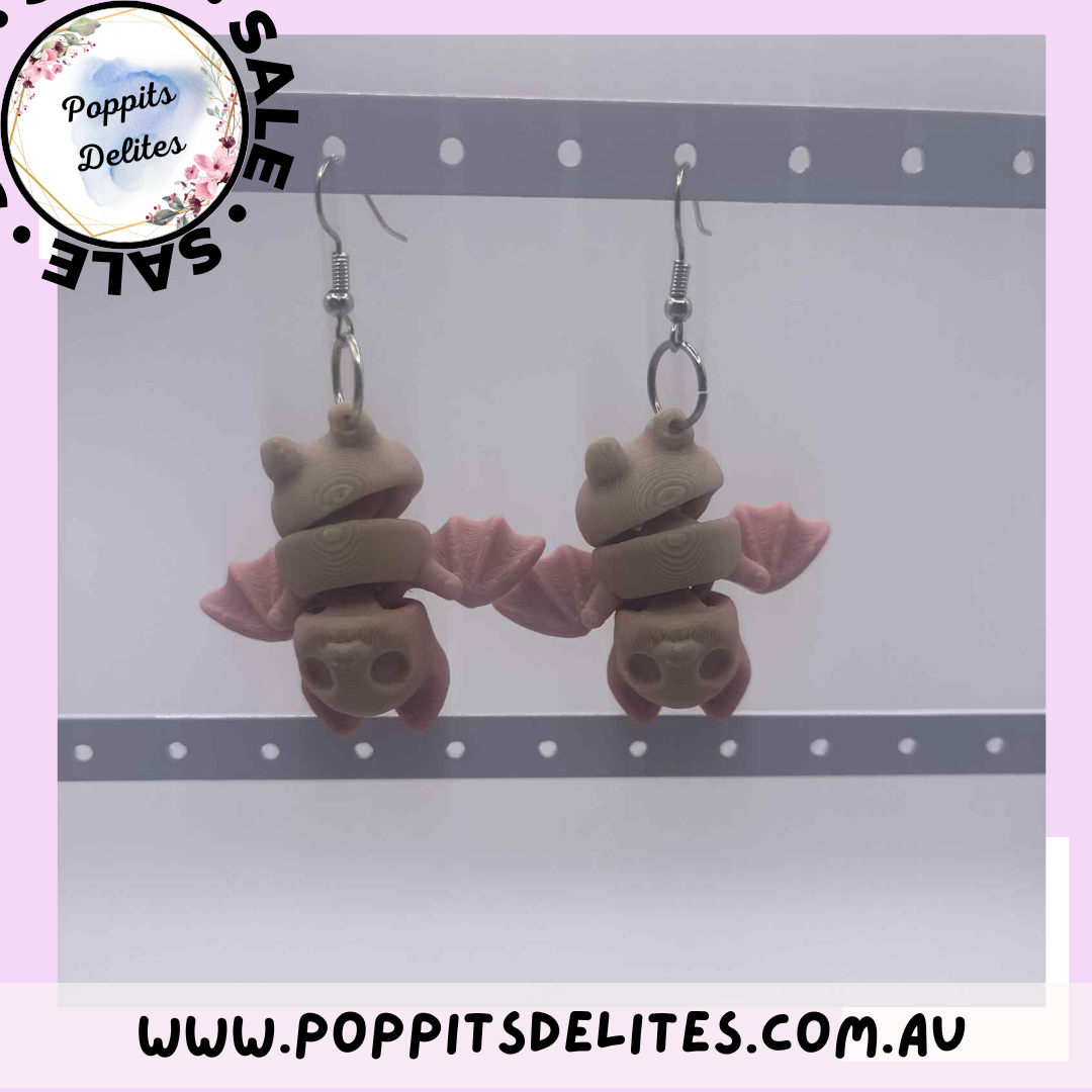 Bat Earrings