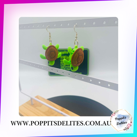 Turtle Earrings - Poppits Delites
