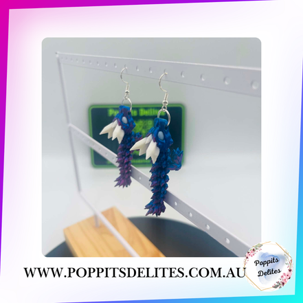 Crystal Dragon Earrings