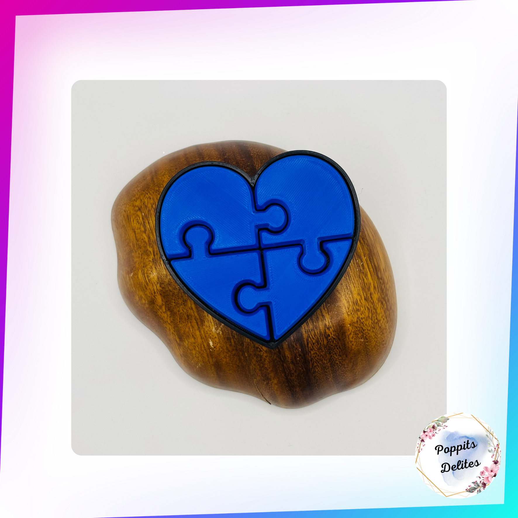 Heart Puzzle Clicker - Poppits Delites