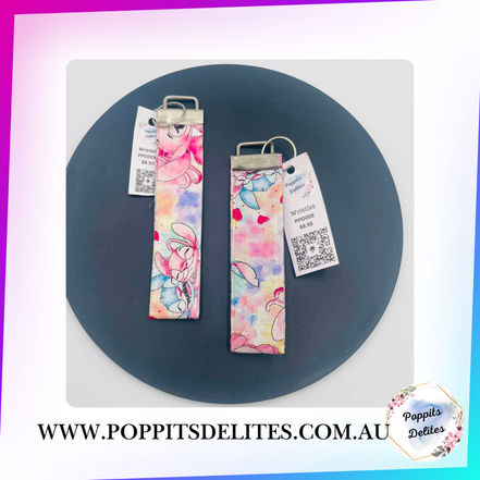 Stitch & Angel Wristlet - Poppits Delites