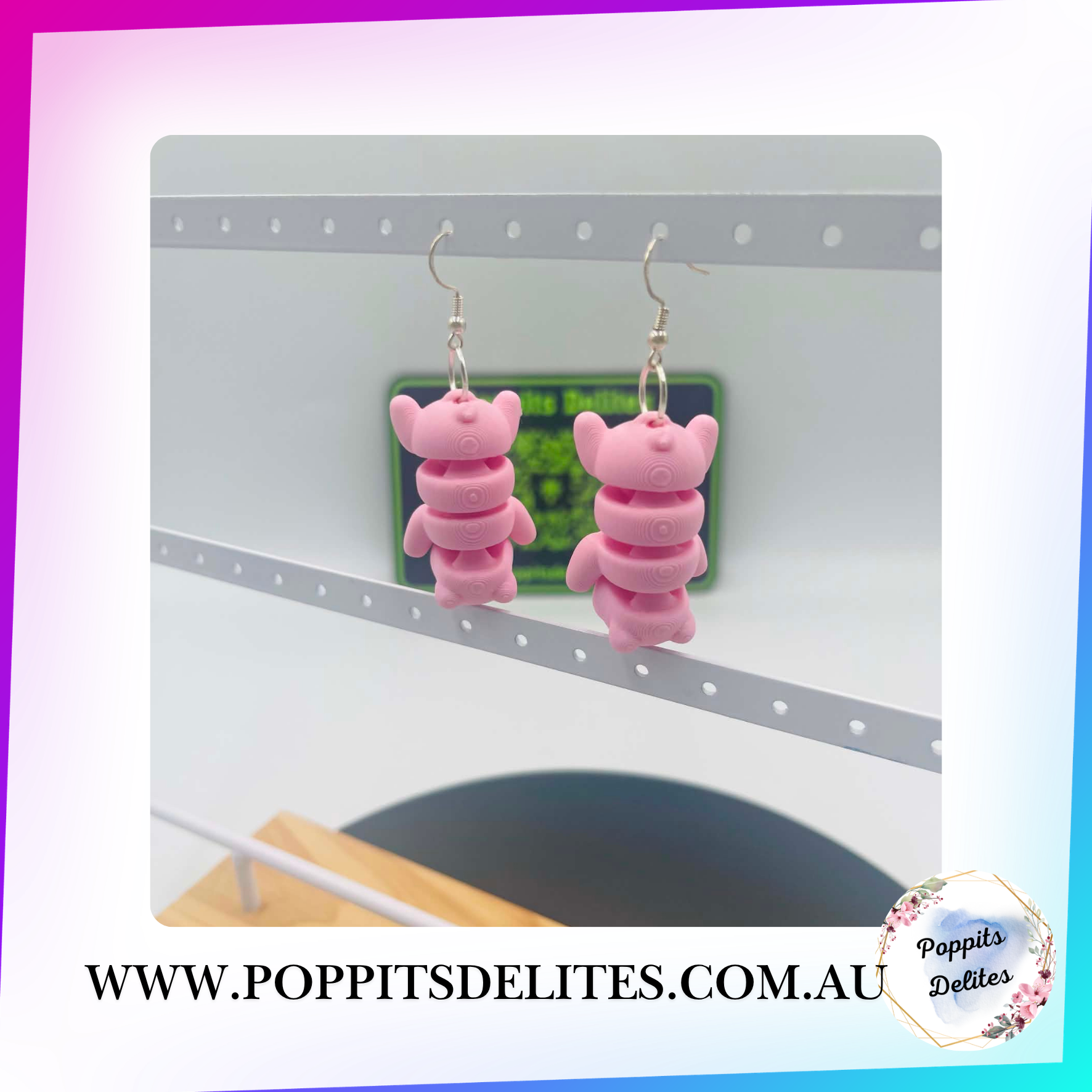 Pig Earrings - Poppits Delites