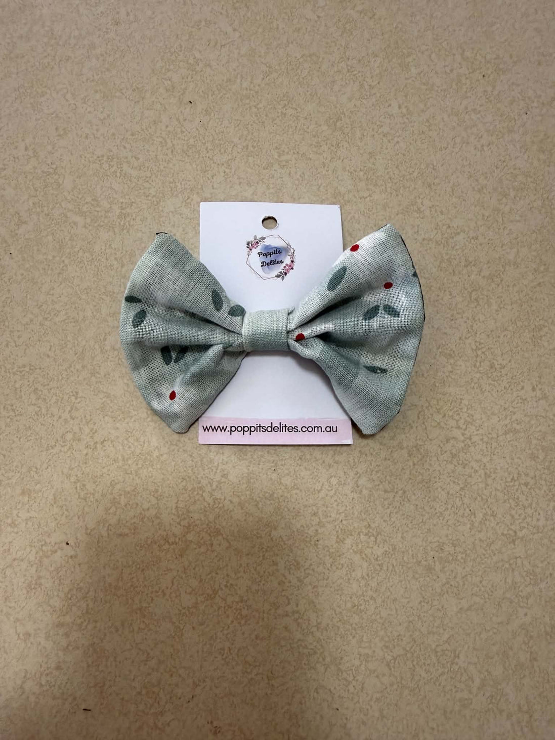 Picnic Mini Fabric Hair Bow