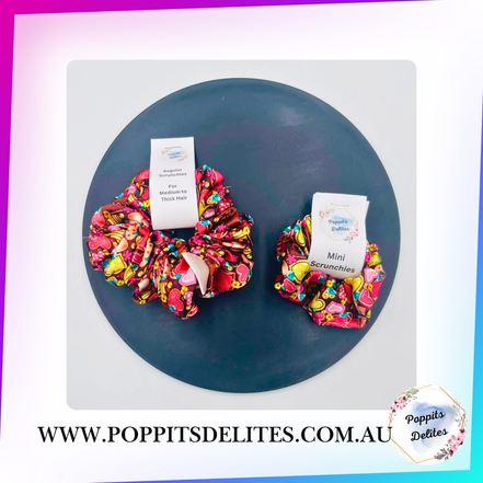 Cookie & Candy Satin Scrunchie