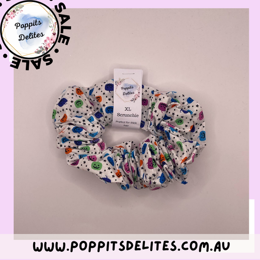 Rainbow Pumpkin Scrunchie - Poppits Delites